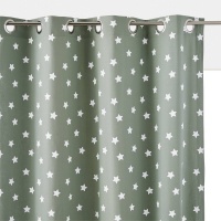 Штора С люверсами Eino из хлопка 260 x 140 см зеленый LA REDOUTE INTERIEURS  фото, kupilegko.ru